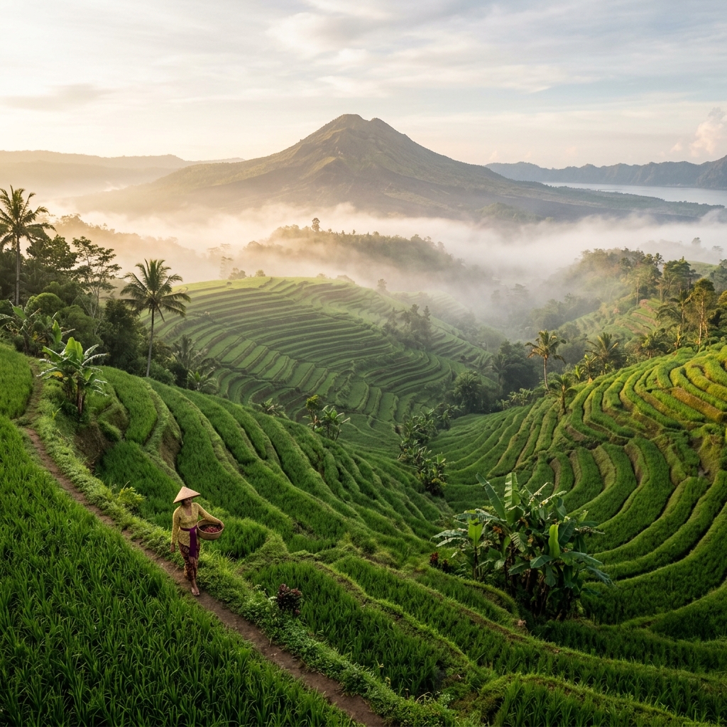 Indonesian Volcanic Farms